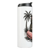 Sloth Summer Vibes Thermosbeker (Gedraaid links)