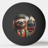 Sloth Train Engineer Pingpongballen (Achterkant)
