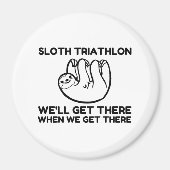 SLOTH TRIATHLON MAGNEET (Voorkant)