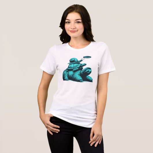 Sloth Turtle Snail Shirt (Voorkant volledig)