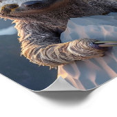 SLOTH WALL ART PRINT POSTER (Hoek)