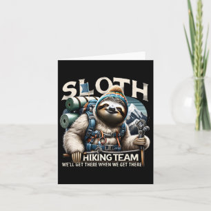 Sloth Wandelen Team Natuur Activiteiten Lovers Slo Kaart