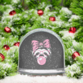 Sloth Wearing Glasses and Blowing Pink Bubble Gum  Sneeuwbol (Kerstmis)