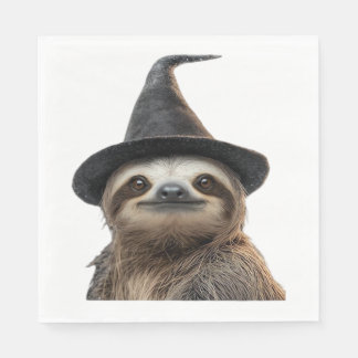Sloth Wearing Halloween Witch Hat Classic T-Shirt Servet