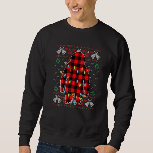 Sloth   Xmas Lights Ugly Christmas Sweater (Voorkant)