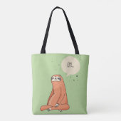 Sloth Yoga Funny Sloth Lover Tote Bag (Achterkant)