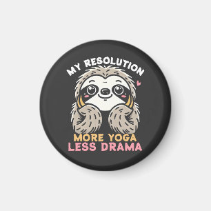 Sloth Yoga Magnet - Plus de Yoga Moins de drame