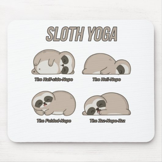 Sloth Yoga Muismat (Voorkant)
