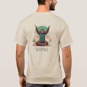 Sloth Yoga T-shirt (Achterkant)