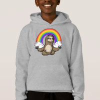 Sloth Zen Yoga Méditation Rainbow Animal