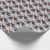 Sloth Ziplining Cadeaupapier (Hoek)