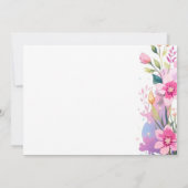 Slothful Wonder Baby shower Kaart (Achterkant)