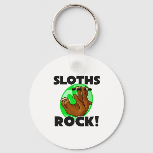 Sloths Rock Sleutelhanger (Voorkant)