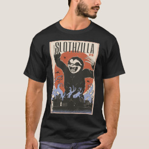 Slothzilla Sloth Azië Monster T-shirt