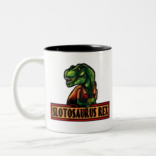 Slotosaurus Rex Coffee Mug (Gauche)