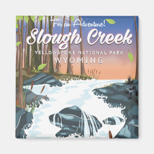 Slough Creek, Yellowstone nationaal park Magneet