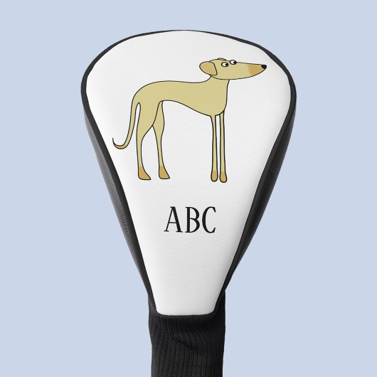 Sloughi Dog Monogram Golfheadcover