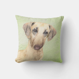 Sloughis Painting - Cute Original Dog Art Buitenkussen