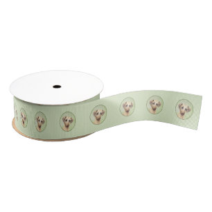 Sloughis Painting - Cute Original Dog Art Grosgrain Lint