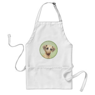 Sloughis Painting - Cute Original Dog Art Standaard Schort