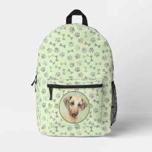 Sloughis Schilderij - Mooie Originele Honden Kunst Bedrukte Rugzak