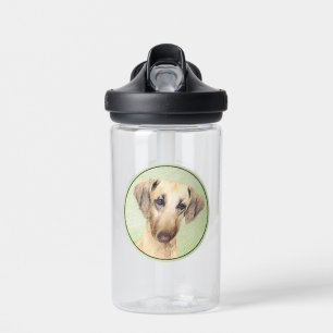Sloughis Schilderij - Mooie Originele Honden Kunst Waterfles