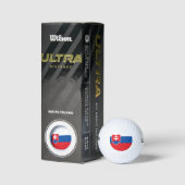Slovakia Flag Golfballen (Verpakking)
