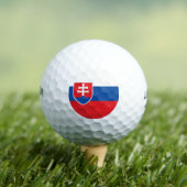 Slovakia Flag Golfballen (Insitu Shirt)