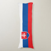 Slovakia Flag Lichaamskussen (Voorkant Verticaal)