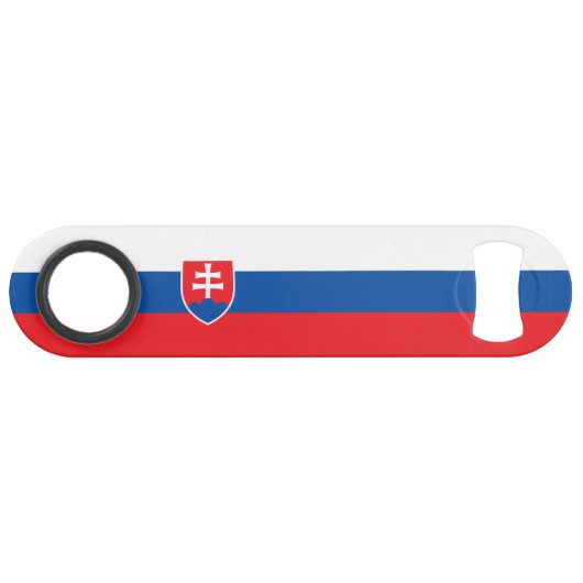 Slovakia Flag Speed Flessenopener (Voorkant (Horizontaal))