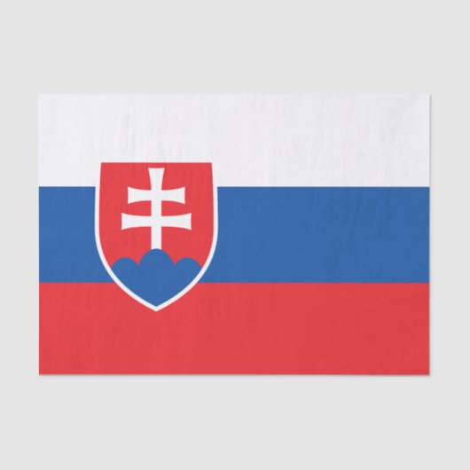 Slovakia Flag Tissuepapier (Voorkant)