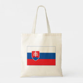 Slovakia Flag Tote Bag (Achterkant)