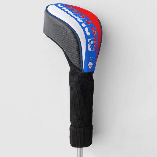 Sloveens vlag: een prachtig patriottisch golfheadcover (Schuin)