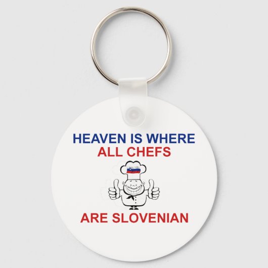 Sloveense Chefs Sleutelhanger (Voorkant)