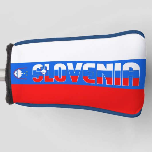 Sloveense vlag: een prachtig patriottisch Golfkopj Golfheadcover (Voorkant)