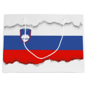 Sloveense vlag groot cadeauzakje (Voorkant)