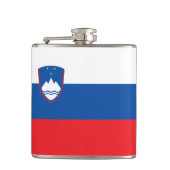 Sloveense vlag heupfles (Voorkant)