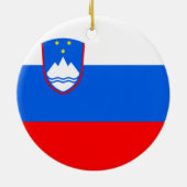 Sloveense vlag keramisch ornament (Achterkant)