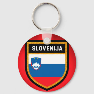 Sloveense vlag sleutelhanger