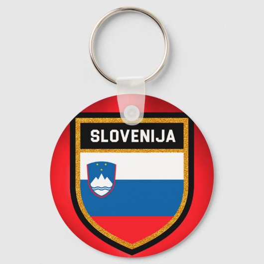 Sloveense vlag sleutelhanger (Voorkant)