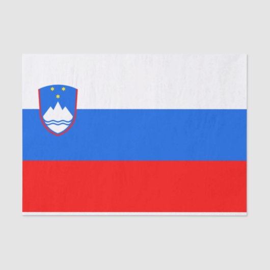 Sloveense vlag tissuepapier (Voorkant)