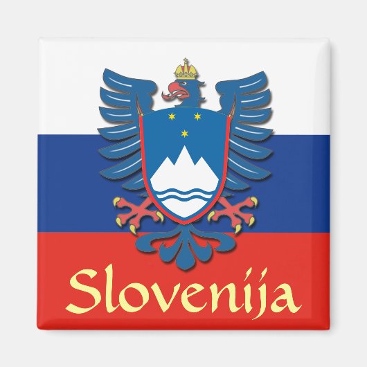 Sloveense wapenstilstand magneet (Voorkant)