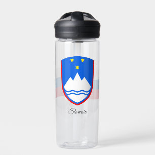 Sloveense wapenstilstand, vlag, Slovenië Waterfles