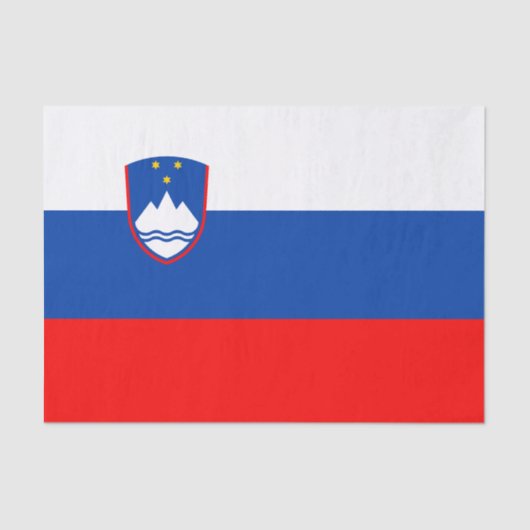 Slovenia Flag Tissuepapier (Voorkant)