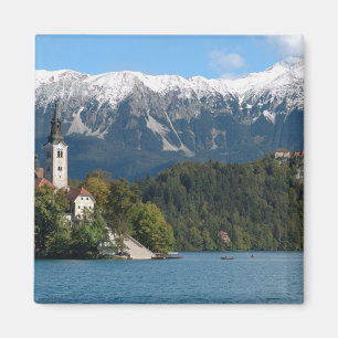 Slovenië, Bled, Meer van Bled, Bled Eiland, Bled 2 Magneet