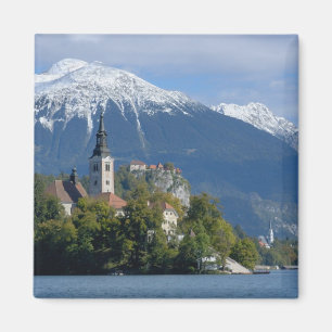 Slovenië, Bled, Meer van Bled, Bled-eiland, Bled Magneet