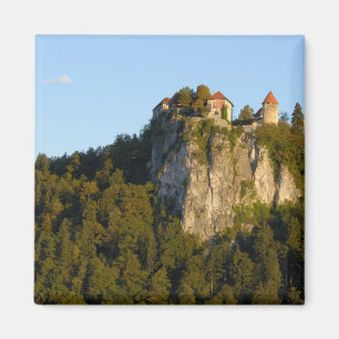 Slovenië, Bled, Meer van Bled, Kasteel van Bled op Magneet