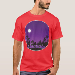 Slovénie By night avec Palms T-Shirt