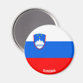 Slovenië Flag Charming Patriotic Magneet (Voorkant / Achterkant)