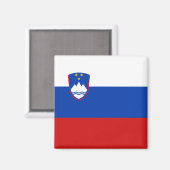 Slovenië Flag Magnet Magneet (Voorkant / Achterkant)